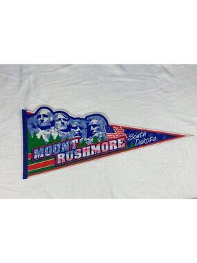 Vintage Mount Rushmore pennant